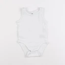 H&M - body blanc - 6 mois