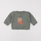 Vertbaudet - sweat vert - 12 mois