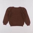 H&M - pull marron - 4/6 ans
