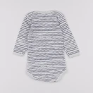 Petit Bateau - body bleu - 6 mois