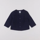 Petit Bateau - chemise bleu - 6 mois