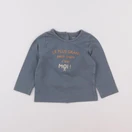 Vertbaudet - tee-shirt bleu - 9 mois