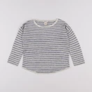 Bellerose - pull bleu, blanc - 4 ans