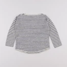 Bellerose - pull bleu, blanc - 4 ans