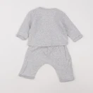 Vertbaudet - ensemble gris - 6 mois