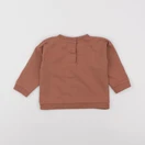 Vertbaudet - sweat marron - 12 mois