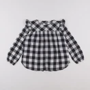 Buho - blouse blanc, bleu - 4 ans