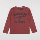 Vertbaudet - tee-shirt rouge - 10 ans