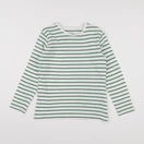 Vertbaudet - tee-shirt vert, blanc - 10 ans