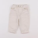 Vertbaudet - pantalon blanc - 6 mois
