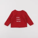 Jacadi - sweat rouge - 6 mois