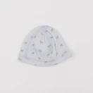 Petit Bateau - bonnet de naissance bleu - 1 mois