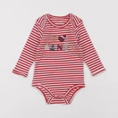 Vertbaudet - body rouge - 9 mois