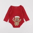 Vertbaudet - body rouge - 9 mois