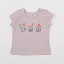 IKKS - tee-shirt rose - 3 mois