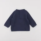 Vertbaudet - sweat bleu - 12 mois
