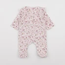 Vertbaudet - pyjama velours rose - 1 mois
