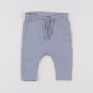 H&M - pantalon bleu - 2/4 mois