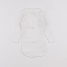 Petit Bateau - body à col blanc - 6 mois
