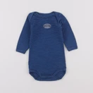 Petit Bateau - body bleu - 3 mois