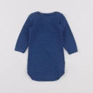 Petit Bateau - body bleu - 3 mois