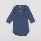 Petit Bateau - body bleu - 3 mois
