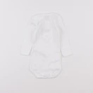 Petit Bateau - body bleu, blanc - 6 mois