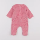 Vertbaudet - pyjama velours rose - 1 mois