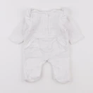 Vertbaudet - pyjama velours blanc - 0 mois