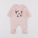 Vertbaudet - pyjama velours rose - 0 mois
