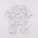 Vertbaudet - pyjama velours blanc - 0 mois
