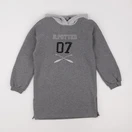 IKKS - robe gris - 8 ans
