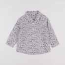 Petit Bateau - chemise multicolore - 24 mois