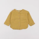 Vertbaudet - chemise jaune - 9 mois