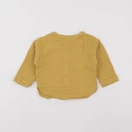 Vertbaudet - chemise jaune - 9 mois