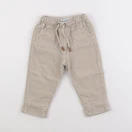 Vertbaudet - pantalon beige - 18 mois