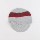 Vertbaudet - bonnet gris, rouge - 24/36 mois