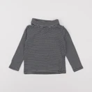 Vertbaudet - sous-pull bleu, blanc - 2 ans