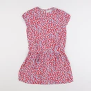 Vertbaudet - robe rouge, bleu - 10 ans