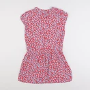 Vertbaudet - robe rouge, bleu - 10 ans