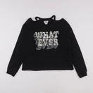 IKKS - sweat noir - 12 ans