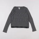 IKKS - tee-shirt gris - 10 ans