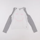 IKKS - tee-shirt blanc - 10 ans