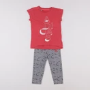 Adidas - ensemble gris, rose - 12/18 mois