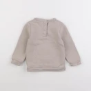 Vertbaudet - sweat beige - 24 mois