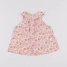 Mango - blouse blanc, orange - 9/12 mois