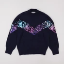 Zara - pull bleu - 9/10 ans