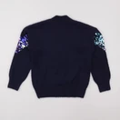 Zara - pull bleu - 9/10 ans