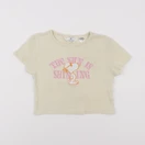 H&M - tee-shirt jaune - 8/10 ans