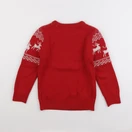 H&M - pull rouge - 6/8 ans